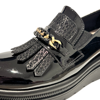 Donna Serena Womens Shoe Marea Vernice Nero