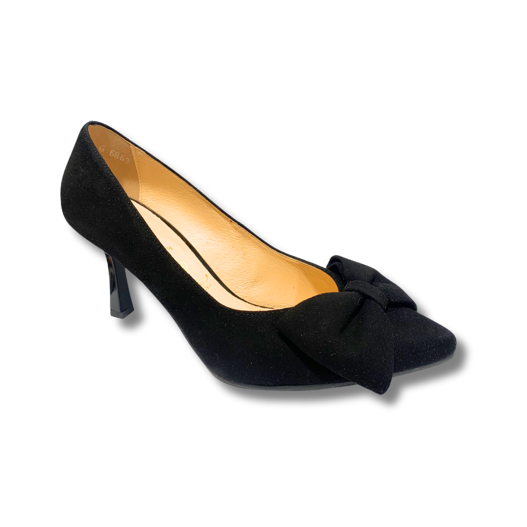 Bioeco Womens Shoe 6863 Black Suede
