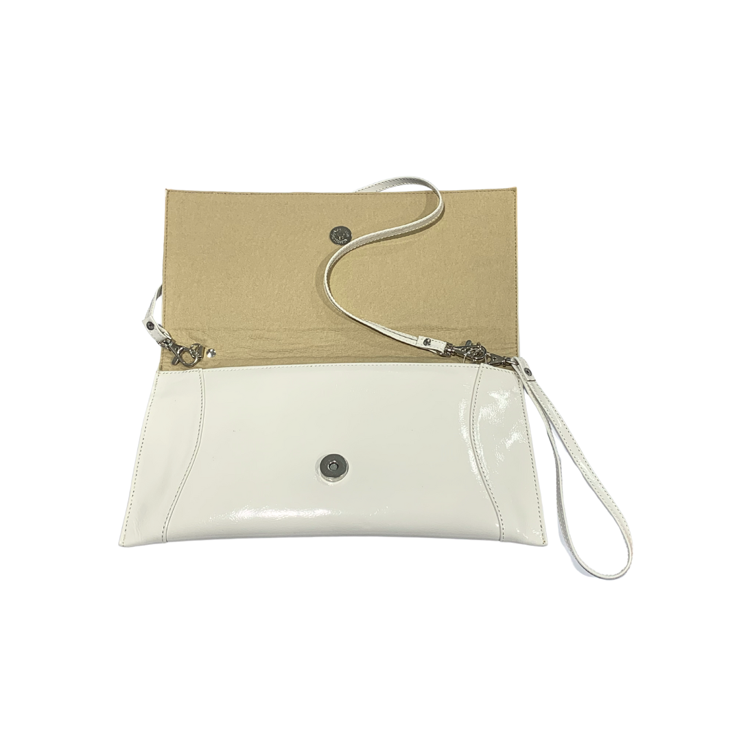Bioeco Womens Bag B0002 Light Beige Patent
