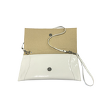 Bioeco women's beige patent bag