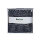 Barbour Mens Beanie/Scarf Jesmond Gift Set Navy