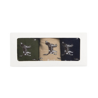 Barbour Mens Socks Pointer Dog 3 Pack Gift Set Forest Mist