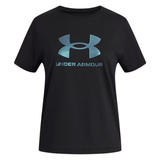 Under Armour girls' black and white t-shirt