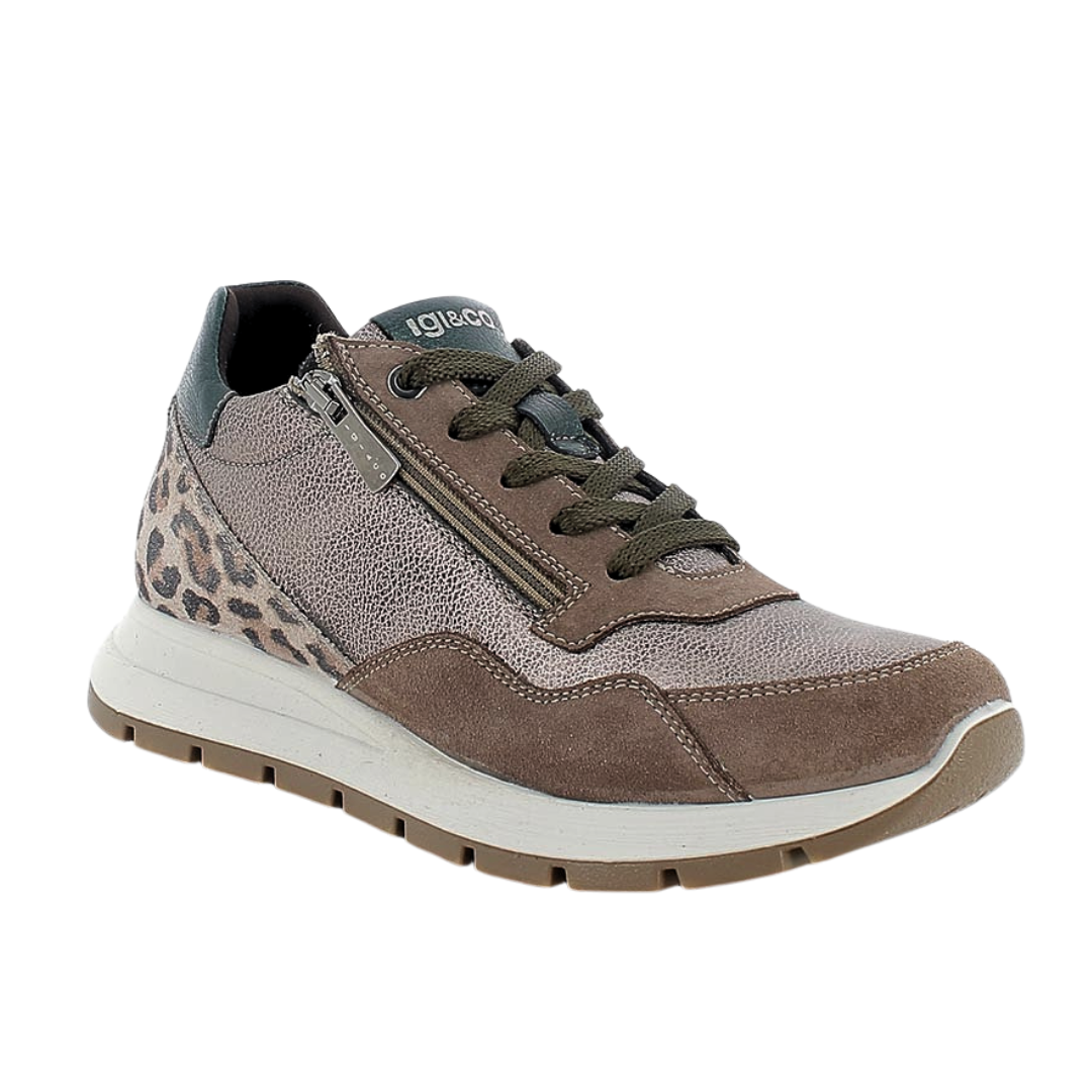 Igi & Co Womens Trainer 8674333 Taupe/Fango