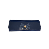 Emis women's navy patent bag
