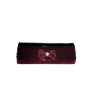 Emis women's burgundy patent bag