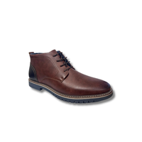 Brent Mens Boot Temuka Dark Cognac