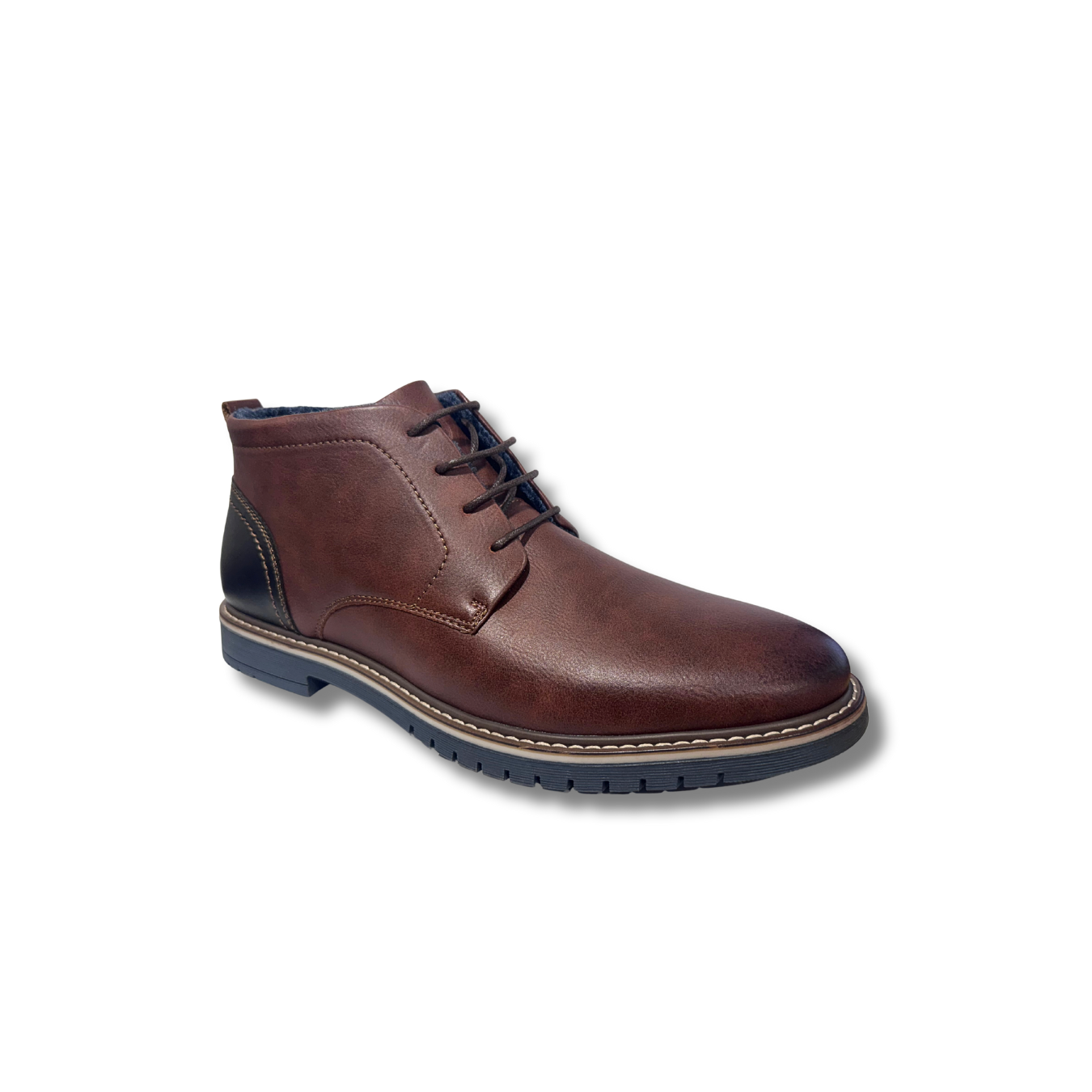 Brent Mens Boot Temuka Dark Cognac