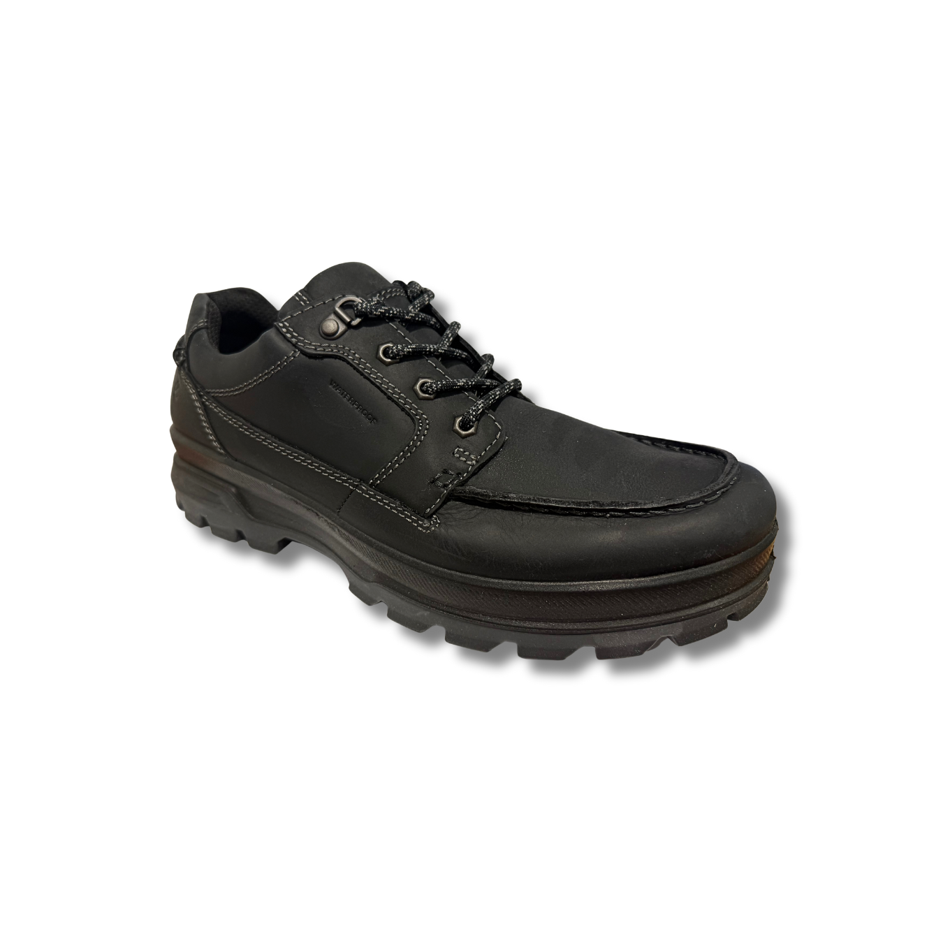 Ecco Mens Shoe Rugged Track Black