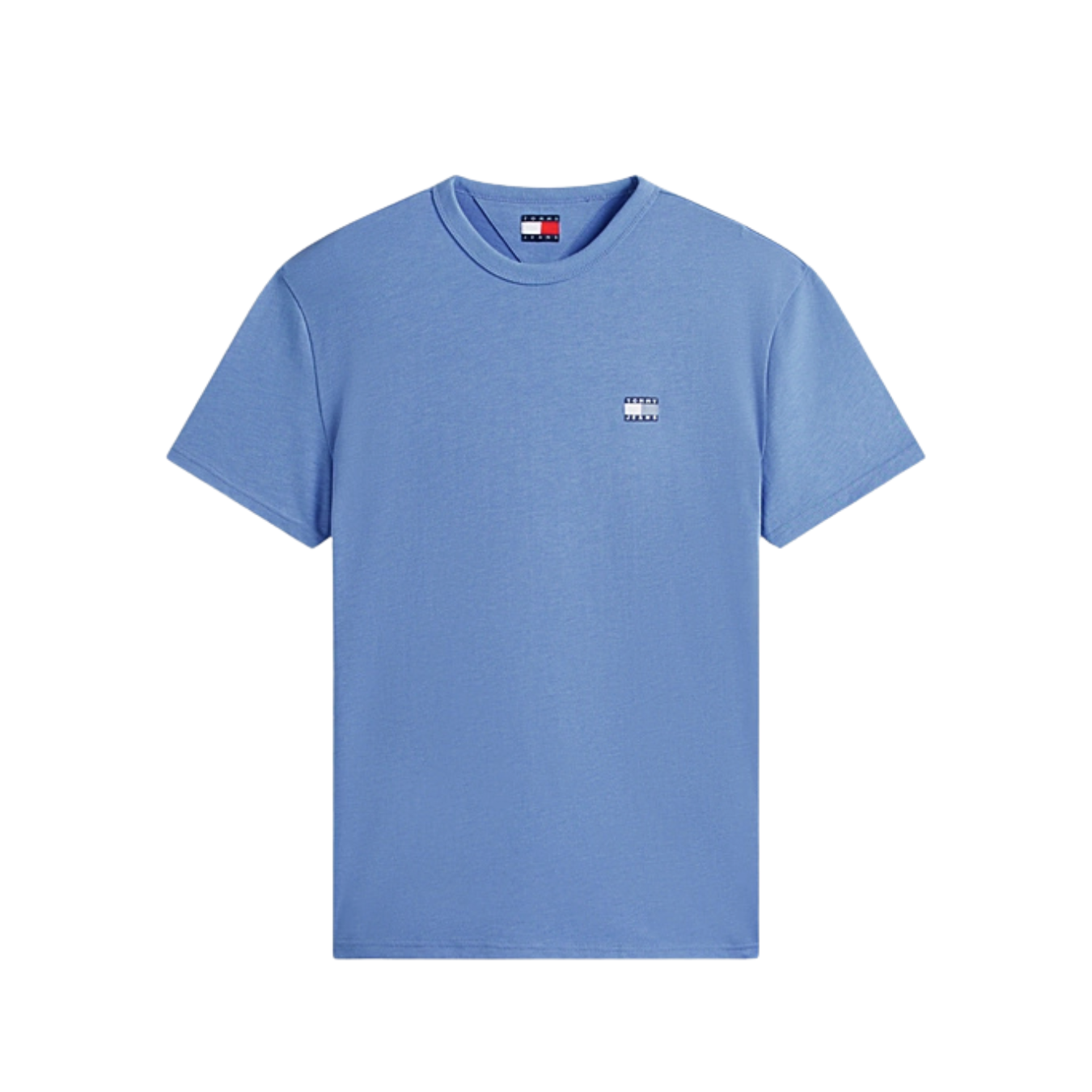 Tommy Jeans Mens T-Shirt Badge Tee Light Horizon Blue