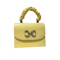 Sorento women's silver faux leather handbag