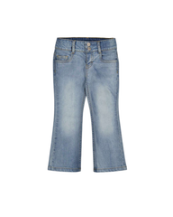 Mayoral girls' denim jeans with zip