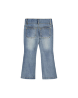 Mayoral girls' denim jeans with zip