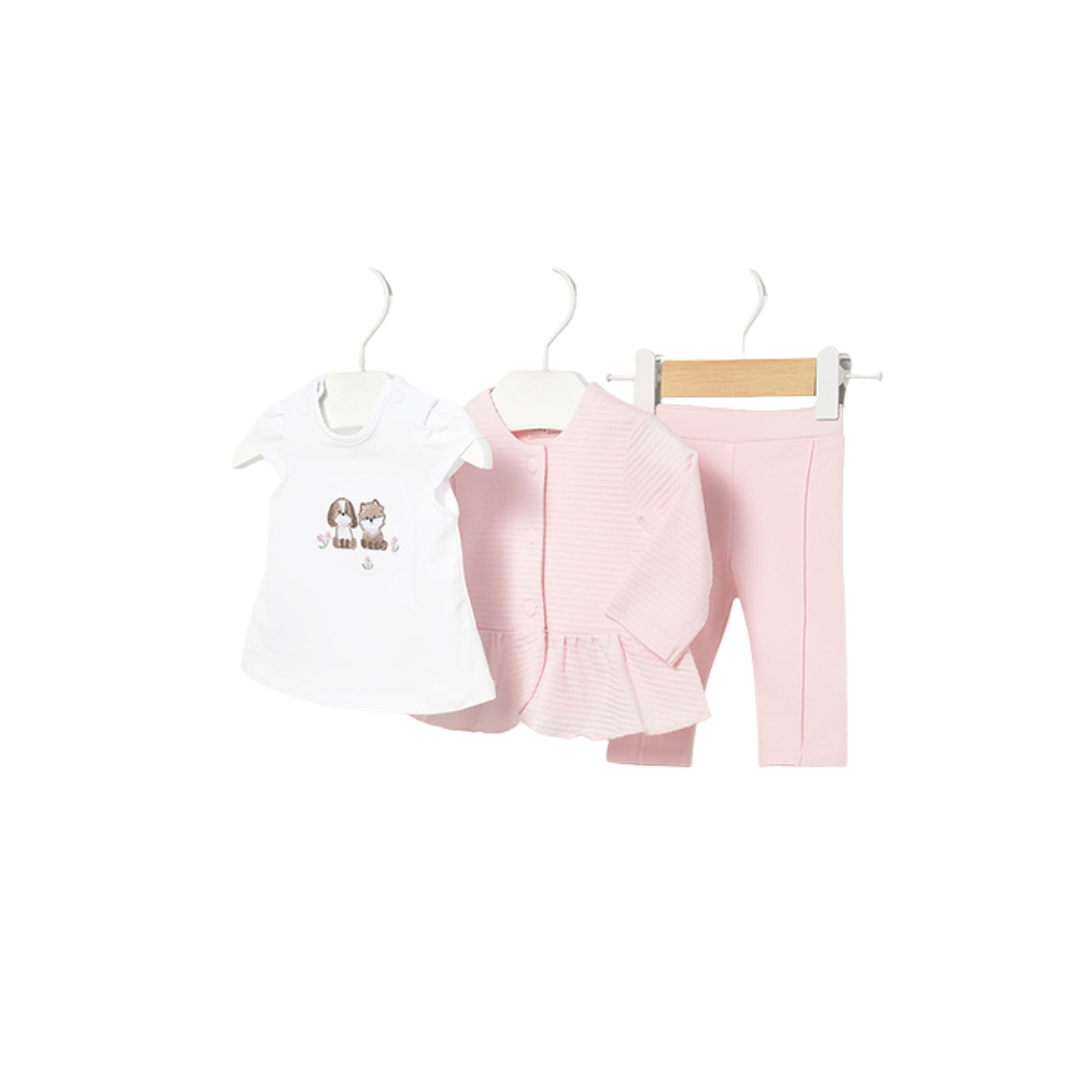 Mayoral Girls 3 Piece Set 1732 Baby Rose