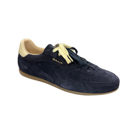 Gant women's marine suede lace-up trainer