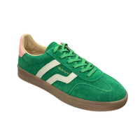 Gant women's pink and green suede lace-up trainer