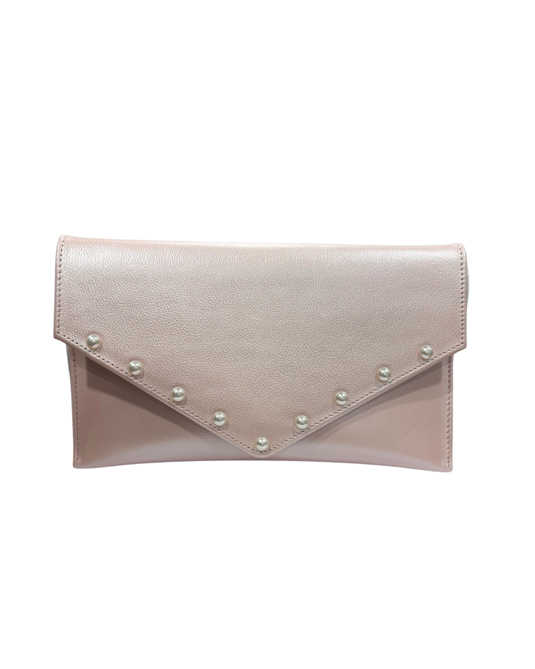 Emis Womens Envelope Clutch Bag Pink