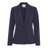 Ichi Womens Blazer Lexi Dark Navy