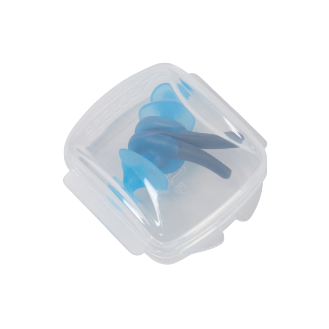 Speedo blue and grey swimming earplugs