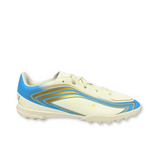 Adidas Junior Astro Turf Boot F50 Messi Club TF Ivory/Blue