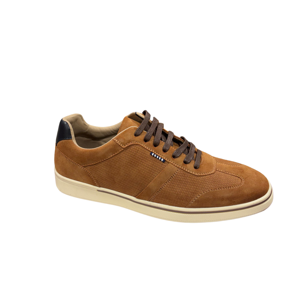 Brent Pope men's cognac lace-up shoe