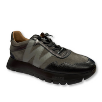 Wonders Womens Trainer A-24110 Black/Gris