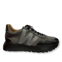 Wonders Womens Trainer A-24110 Black/Gris