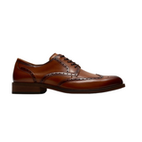 Clarks men's tan leather lace-up shoe
