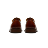 Clarks men's tan leather lace-up shoe