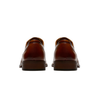 Clarks men's tan leather lace-up shoe