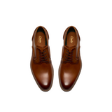 Clarks Mens Shoe Craft Remi Lace Brown Leather