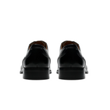 Clarks men's black leather lace-up shoe