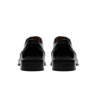 Clarks men's black leather lace-up shoe