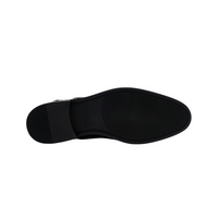 Clarks men's black leather lace-up shoe