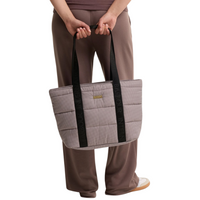 Barbour International Womens Bag Monaco Tote Truffle Check