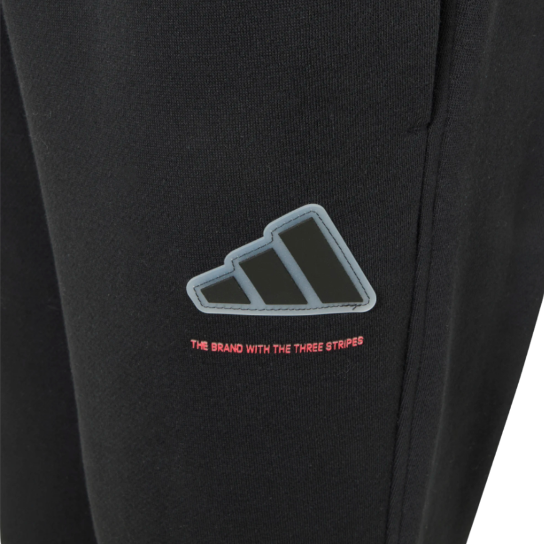 Adidas Boys Jogger Slogan Fleece Black