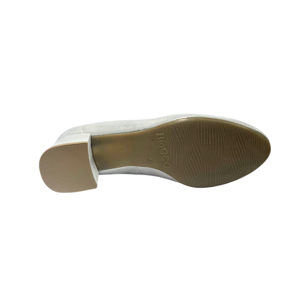 Bioeco Womens Shoe 6939 Silver Shimmer