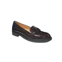 Bioeco Womens Loafer 1110 Burgundy Patent