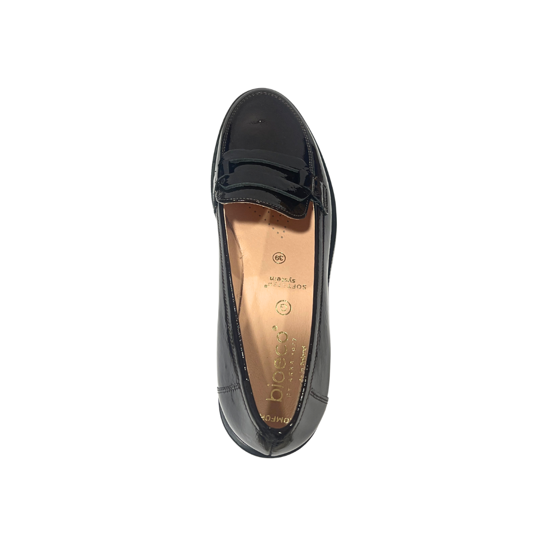 Bioeco Womens Loafer 1110 Burgundy Patent
