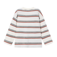 Mayoral Boys T-Shirt Striped with Pocket Cream