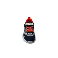 Geox boys' navy and red trainer with velcro