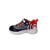 Geox boys' navy and red trainer with velcro