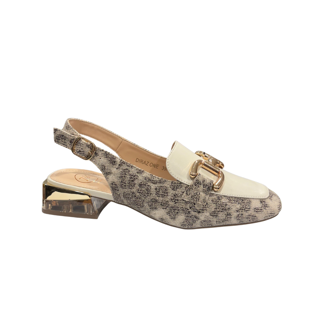 Zanni & Co Womens Shoe Diraz Cheetah Vanilla