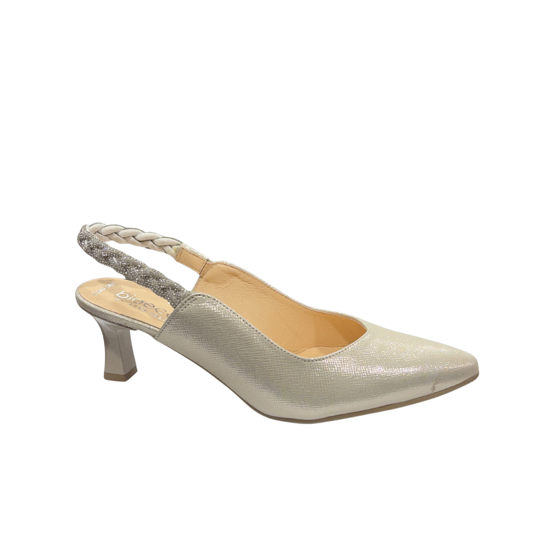 Bioeco Womens Shoe 4256 Gold Shimmer