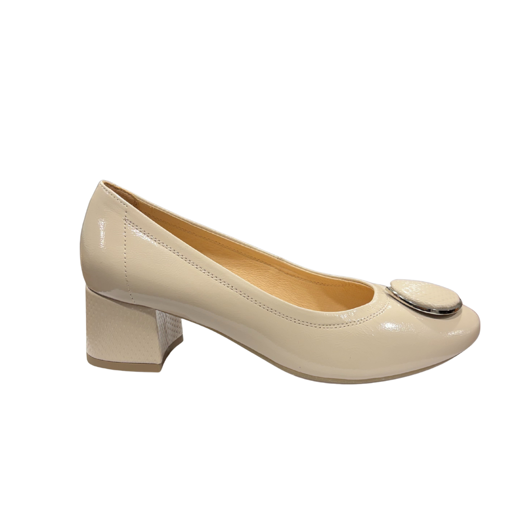 Bioeco Womens Shoe 6939 Beige Patent