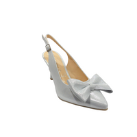 Bioeco women's silver shoe with buckle
