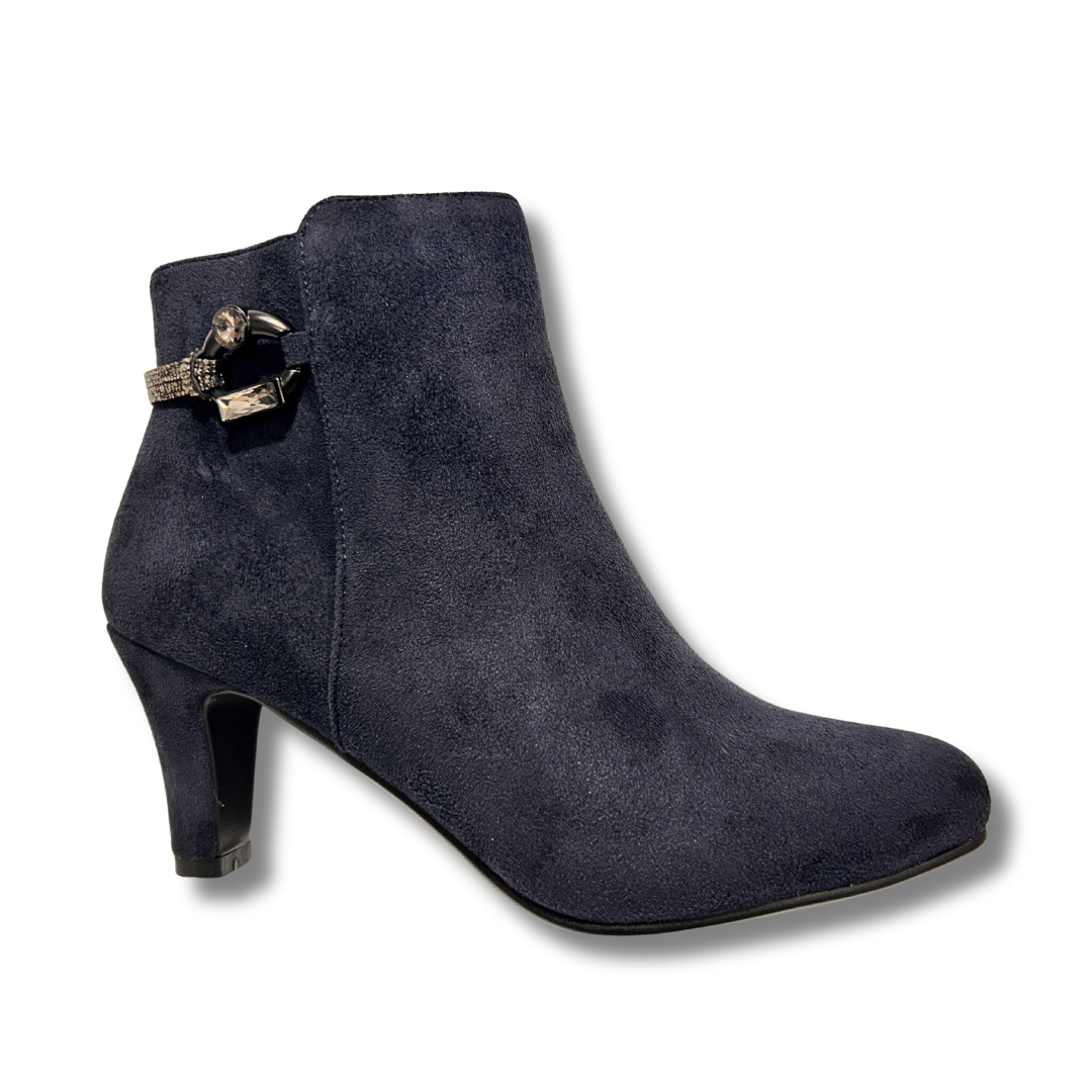 Redz Womens Boot D6397 Navy Suede