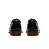 Clarks men's black leather lace-up shoe