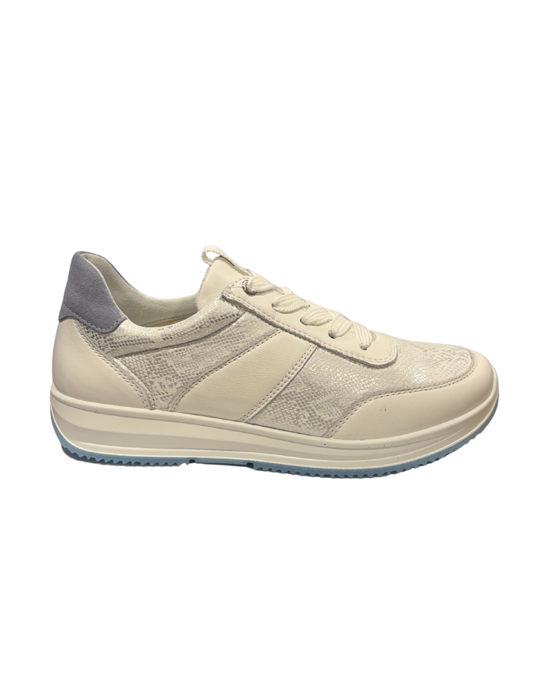Ara Womens Trainer 12-25532-04 Weiss/Cream/Cielo