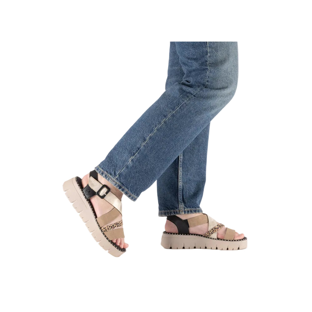 Rieker Womens Sandal V1063-90 Multi
